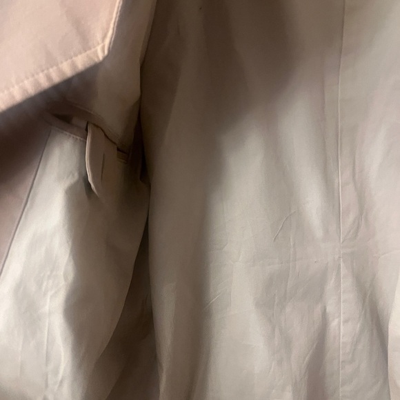 Tasso Elba Tan Double-Breasted Trench Coat - Picture 14 of 16